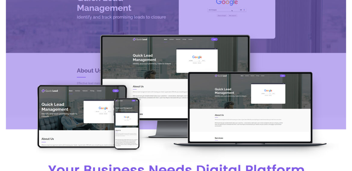 QuickLead Landing Page